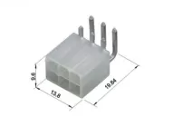 Header 6P 5557 6A 6AW 4.2mm